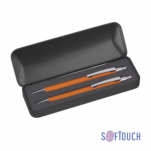 Набор "Ray" (ручка+карандаш), покрытие soft touch с логотипом в Ставрополе заказать по выгодной цене в кибермаркете AvroraStore