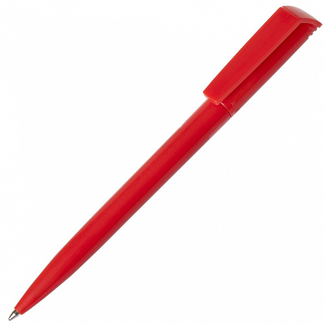 Ручка шариковая Flip, красная с логотипом в Ставрополе заказать по выгодной цене в кибермаркете AvroraStore