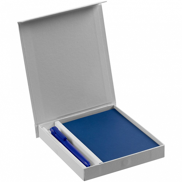 Набор Flat Mini, синий с логотипом в Ставрополе заказать по выгодной цене в кибермаркете AvroraStore