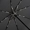 Зонт складной Steel, черный с логотипом в Ставрополе заказать по выгодной цене в кибермаркете AvroraStore
