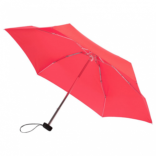 Зонт складной Five, светло-красный с логотипом в Ставрополе заказать по выгодной цене в кибермаркете AvroraStore