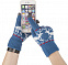 Сенсорные перчатки Raindeer, синие с логотипом в Ставрополе заказать по выгодной цене в кибермаркете AvroraStore