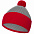 Шапка Snappy, светло-серая с красным с логотипом в Ставрополе заказать по выгодной цене в кибермаркете AvroraStore