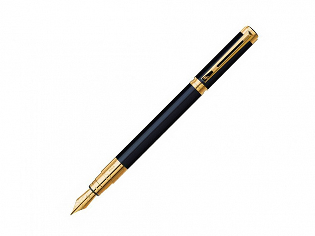 Ручка перьевая Perspective Black GT F с логотипом в Ставрополе заказать по выгодной цене в кибермаркете AvroraStore