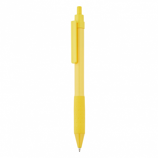 Ручка X2, желтый с логотипом в Ставрополе заказать по выгодной цене в кибермаркете AvroraStore
