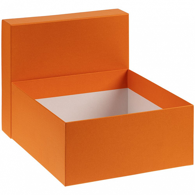 Коробка Satin, большая, оранжевая с логотипом в Ставрополе заказать по выгодной цене в кибермаркете AvroraStore