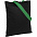 Холщовая сумка BrighTone, черная с зелеными ручками с логотипом в Ставрополе заказать по выгодной цене в кибермаркете AvroraStore
