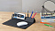 Настольная складная подставка "Cool Desk" с беспроводным (10W) зарядным устройством и ковриком для мыши с логотипом в Ставрополе заказать по выгодной цене в кибермаркете AvroraStore