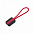 Пуллер для молнии, красный с логотипом в Ставрополе заказать по выгодной цене в кибермаркете AvroraStore