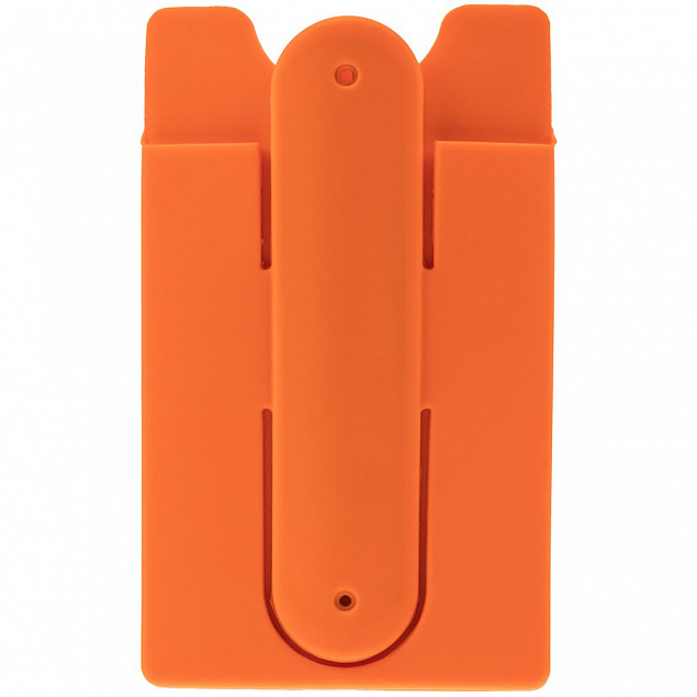 Чехол для карты на телефон Carver, оранжевый с логотипом в Ставрополе заказать по выгодной цене в кибермаркете AvroraStore
