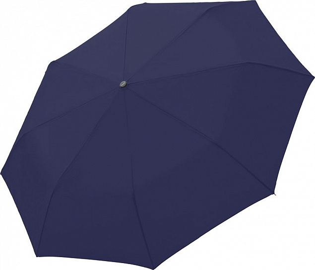 Зонт складной Fiber Magic, темно-синий с логотипом в Ставрополе заказать по выгодной цене в кибермаркете AvroraStore