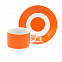 Чайная пара фарфоровая 220см³ &quot;экспресс&quot; &quot;Sunrise&quot; (7С1669Ф34), оранжевый, в коробке с логотипом в Ставрополе заказать по выгодной цене в кибермаркете AvroraStore
