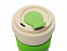 Стакан с пшеничным волокном с силиконовой манжетой и клапаном на крышке, зеленое яблоко с логотипом в Ставрополе заказать по выгодной цене в кибермаркете AvroraStore