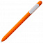 Ручка шариковая Slider, оранжевая с белым с логотипом в Ставрополе заказать по выгодной цене в кибермаркете AvroraStore