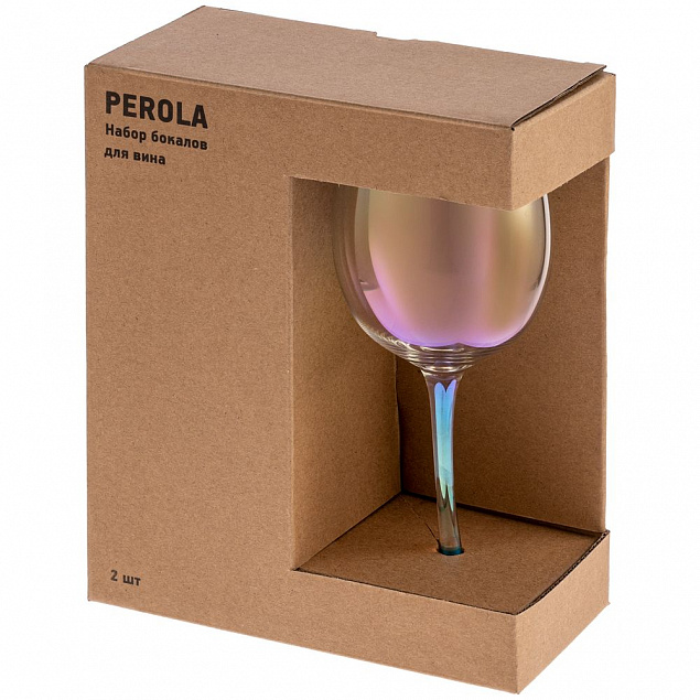 Набор из 2 бокалов для красного вина Perola с логотипом в Ставрополе заказать по выгодной цене в кибермаркете AvroraStore