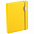 Ежедневник New Factor Metal, желтый с логотипом в Ставрополе заказать по выгодной цене в кибермаркете AvroraStore