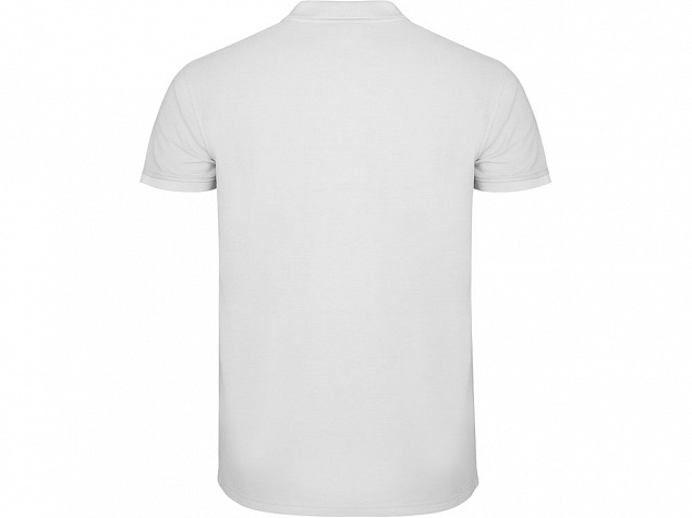Рубашка поло Star мужская, белый с логотипом в Ставрополе заказать по выгодной цене в кибермаркете AvroraStore