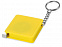 Брелок-рулетка, 1 м., желтый с логотипом в Ставрополе заказать по выгодной цене в кибермаркете AvroraStore