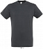 Фуфайка (футболка) REGENT мужская,Тёмно-серый/графит 3XL с логотипом в Ставрополе заказать по выгодной цене в кибермаркете AvroraStore