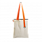 Шоппер Superbag (неокрашенный с оранжевым) с логотипом в Ставрополе заказать по выгодной цене в кибермаркете AvroraStore