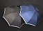 Зонт-трость Unit Reflect, черный с логотипом в Ставрополе заказать по выгодной цене в кибермаркете AvroraStore