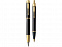 Набор Parker IM Core Black GT: ручка шариковая, ручка перьевая с логотипом в Ставрополе заказать по выгодной цене в кибермаркете AvroraStore