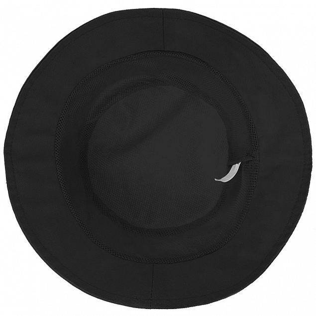 Панама Vento, черная с логотипом в Ставрополе заказать по выгодной цене в кибермаркете AvroraStore
