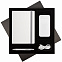 ПОДАРОЧНАЯ КОРОБКА ДЛЯ НАБОРА ЧЕРНАЯ, 307*307 мм, черный ложемент,  под съемные ложементы с логотипом в Ставрополе заказать по выгодной цене в кибермаркете AvroraStore