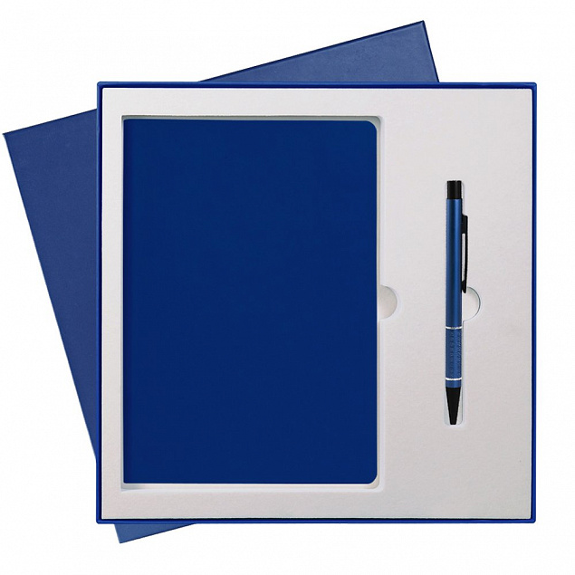 Подарочный набор Portobello/Sky синий (Ежедневник недат А5, Ручка) беж. ложемент с логотипом в Ставрополе заказать по выгодной цене в кибермаркете AvroraStore