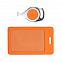 Чехол для пропуска с ретрактором Dorset, оранжевый с логотипом в Ставрополе заказать по выгодной цене в кибермаркете AvroraStore