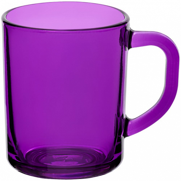 Кружка Enjoy, фиолетовая с логотипом в Ставрополе заказать по выгодной цене в кибермаркете AvroraStore