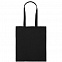 Холщовая сумка Basic 105, черная с логотипом в Ставрополе заказать по выгодной цене в кибермаркете AvroraStore