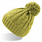 Шапка VOGUE, зеленый, верх: 100% акрил, подкладка: 100% полиэстер с логотипом в Ставрополе заказать по выгодной цене в кибермаркете AvroraStore