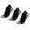 Набор из 3 пар спортивных женских носков Monterno Sport, белый с логотипом в Ставрополе заказать по выгодной цене в кибермаркете AvroraStore