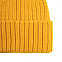 Шапка Uni, желтая с логотипом в Ставрополе заказать по выгодной цене в кибермаркете AvroraStore