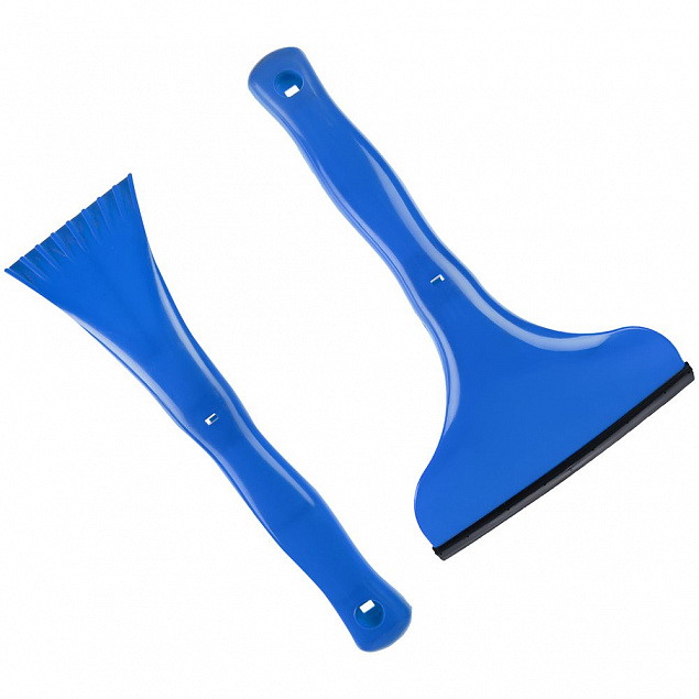 Скребок-водосгон Water Low, синий с логотипом в Ставрополе заказать по выгодной цене в кибермаркете AvroraStore