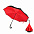 Зонт-трость механический  Chaplin, черно-красный с логотипом в Ставрополе заказать по выгодной цене в кибермаркете AvroraStore