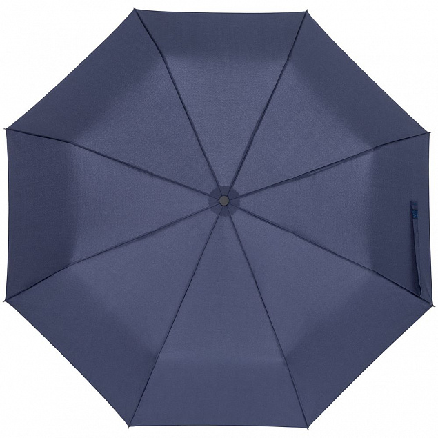 Зонт складной Hit Mini ver.2, темно-синий с логотипом в Ставрополе заказать по выгодной цене в кибермаркете AvroraStore