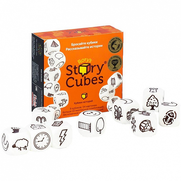 Игра «Кубики историй. Original» с логотипом в Ставрополе заказать по выгодной цене в кибермаркете AvroraStore