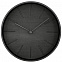 Часы настенные Plato, черное дерево с логотипом в Ставрополе заказать по выгодной цене в кибермаркете AvroraStore
