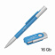 Набор ручка "Clas" + флеш-карта "Vostok" 16 Гб в футляре, покрытие soft touch с логотипом в Ставрополе заказать по выгодной цене в кибермаркете AvroraStore
