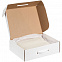 Коробка самосборная Light Case, белая, с белой ручкой с логотипом в Ставрополе заказать по выгодной цене в кибермаркете AvroraStore