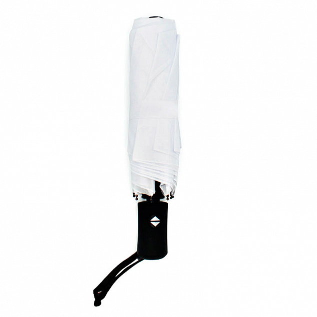 Автоматический противоштормовой зонт Vortex - Белый BB с логотипом в Ставрополе заказать по выгодной цене в кибермаркете AvroraStore