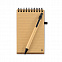 Блокнот из пробки А6 с ручкой с логотипом в Ставрополе заказать по выгодной цене в кибермаркете AvroraStore