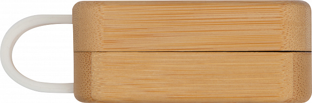 Наушники-вкладыши в коробке из бамбука с логотипом в Ставрополе заказать по выгодной цене в кибермаркете AvroraStore