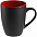 Кружка Bright Tulip, матовая, черная с белым с логотипом в Ставрополе заказать по выгодной цене в кибермаркете AvroraStore