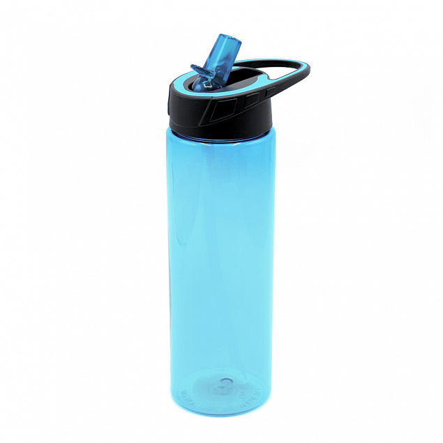 Пластиковая бутылка Mystik - Синий HH с логотипом в Ставрополе заказать по выгодной цене в кибермаркете AvroraStore