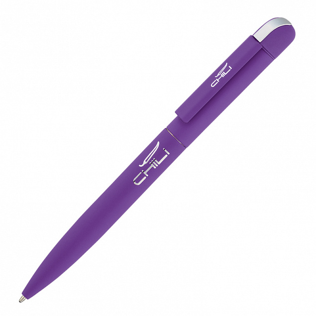 Ручка шариковая "Jupiter", фиолетовый, покрытие soft touch с логотипом в Ставрополе заказать по выгодной цене в кибермаркете AvroraStore