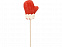 Карамель леденцовая на сахаре Варежка 3D, 40г, красная с логотипом в Ставрополе заказать по выгодной цене в кибермаркете AvroraStore