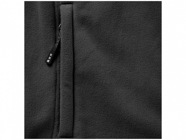 Куртка флисовая Brossard мужская, антрацит с логотипом в Ставрополе заказать по выгодной цене в кибермаркете AvroraStore